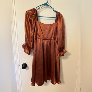 Silk MIDI Dress